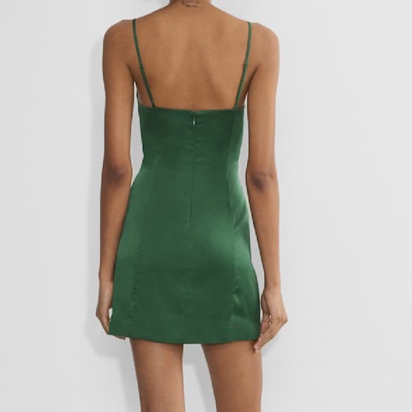 Aritzia Sunday Best Satin Mini Dress With Adjustable Strap - Picture 6 of 7